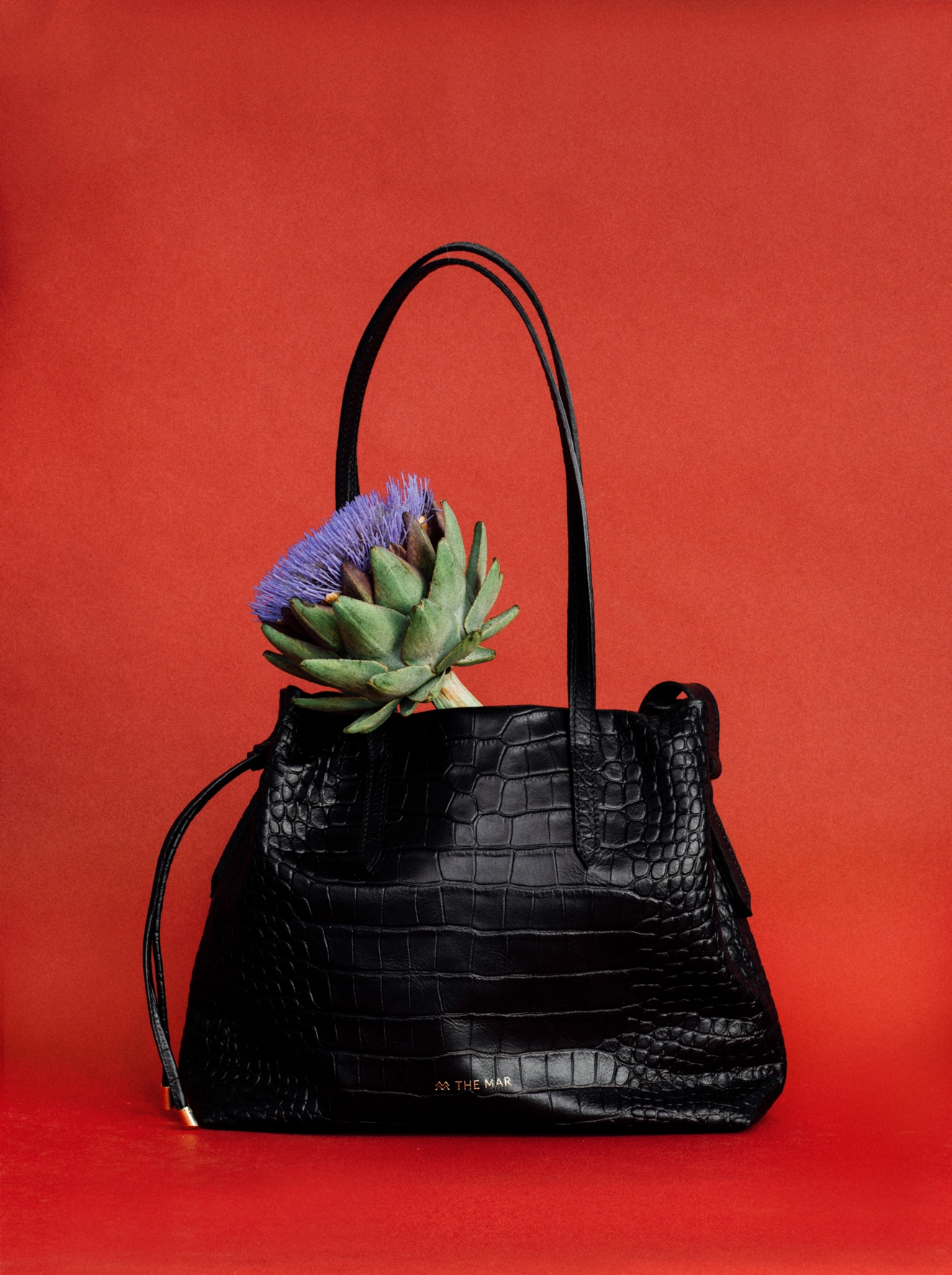 OYSTER MIDI CROCO BLACK - obrazek 3